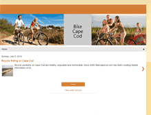 Tablet Screenshot of bikecapecod.com